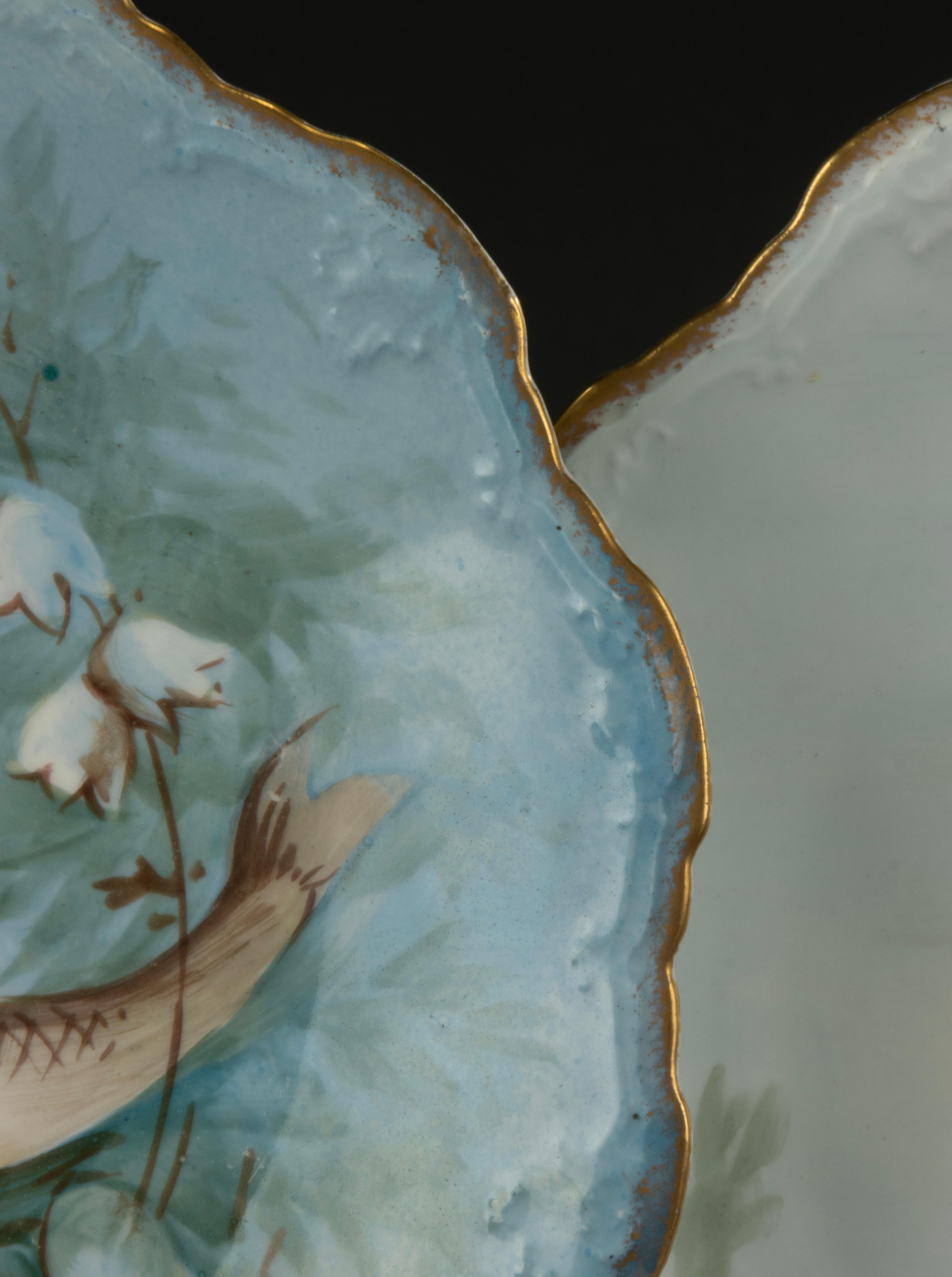 13-Piece Antique Porcelain Fish Service - Limoges 9