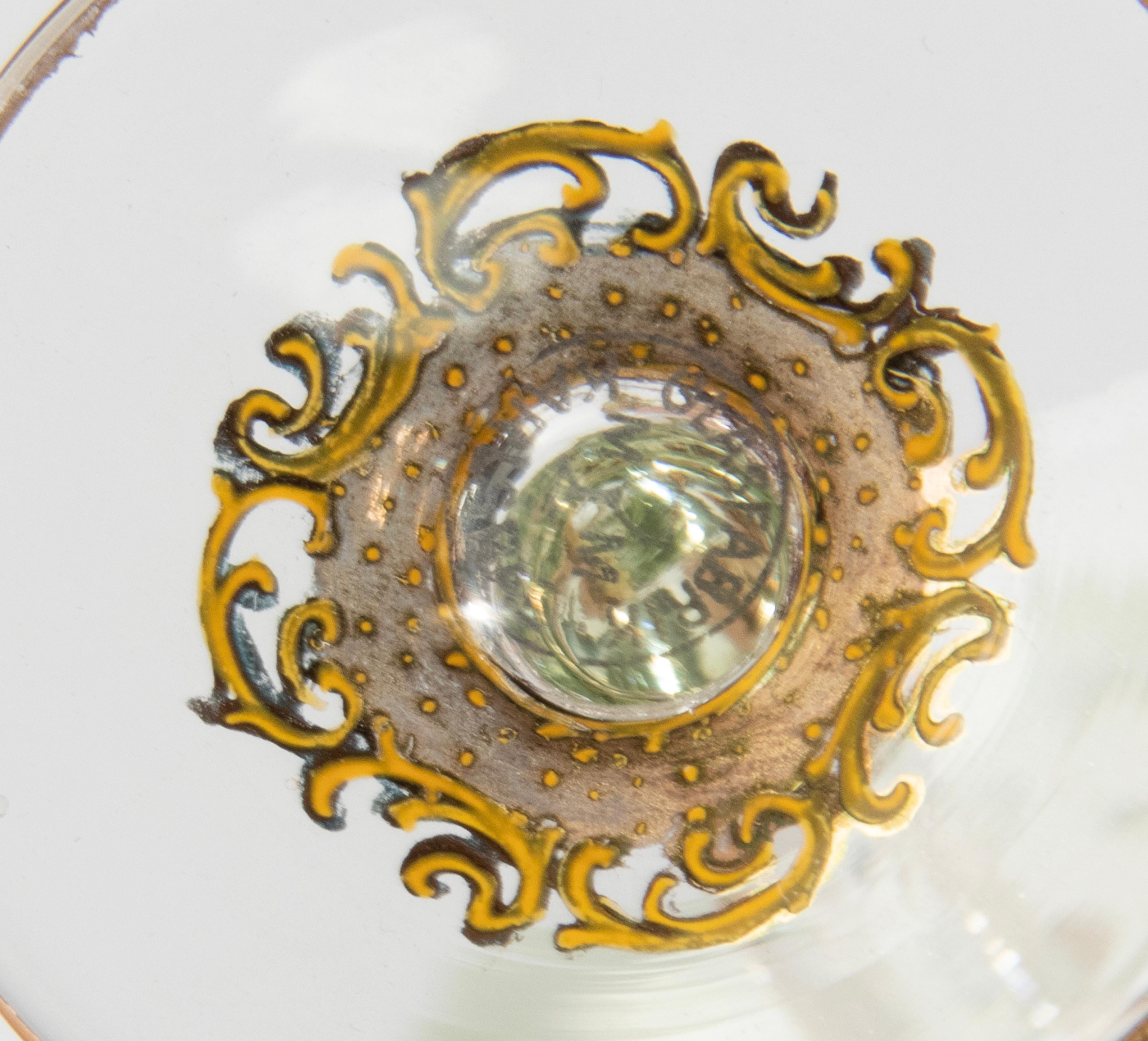Ensemble de 13 pièces à liqueur en cristal du début du 20e siècle - Moser en vente 2