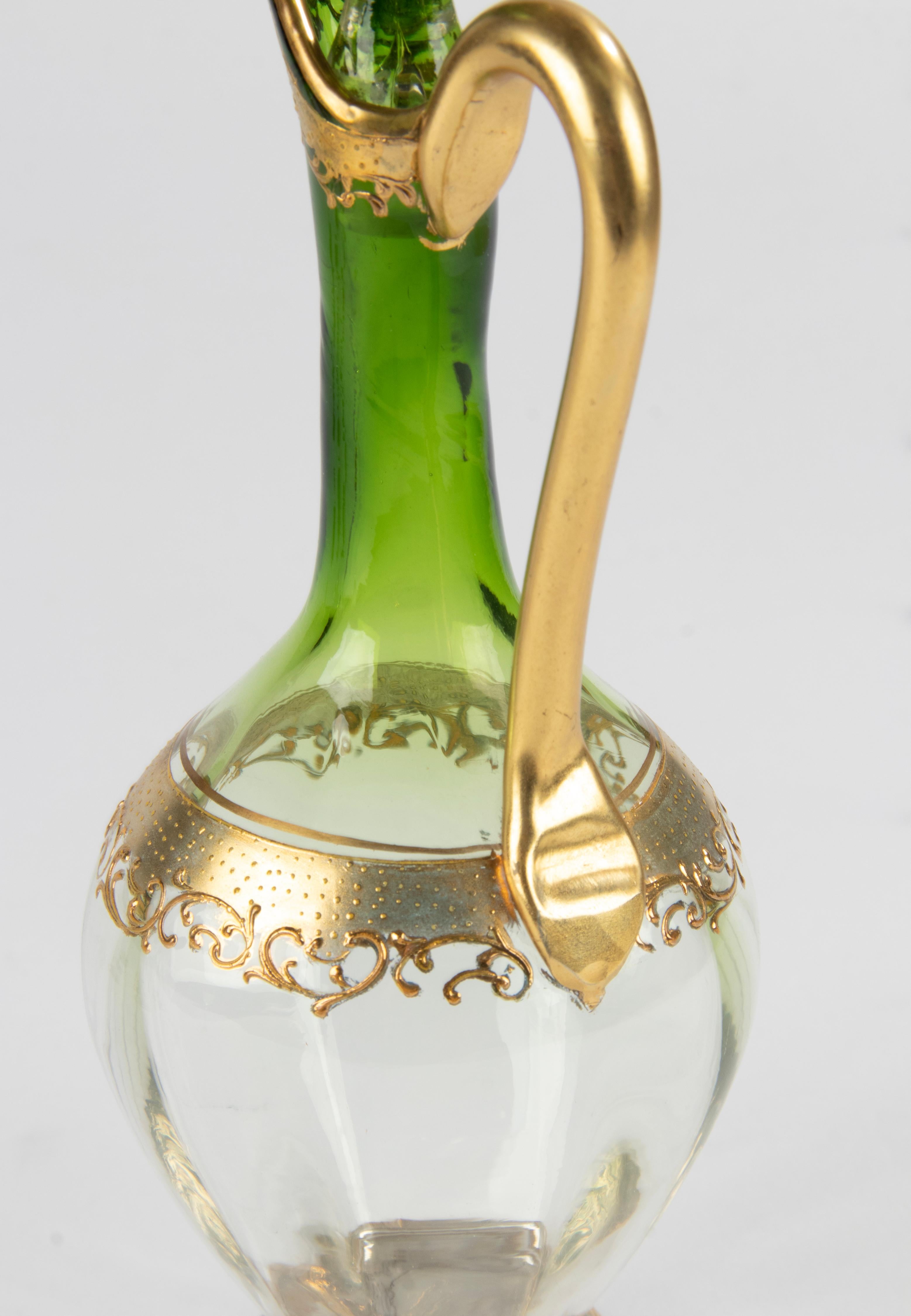 Ensemble de 13 pièces à liqueur en cristal du début du 20e siècle - Moser en vente 11