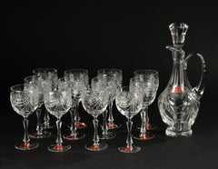 13-teiliges Set Kristall-Weingläser - Cristallerie De Lorraine