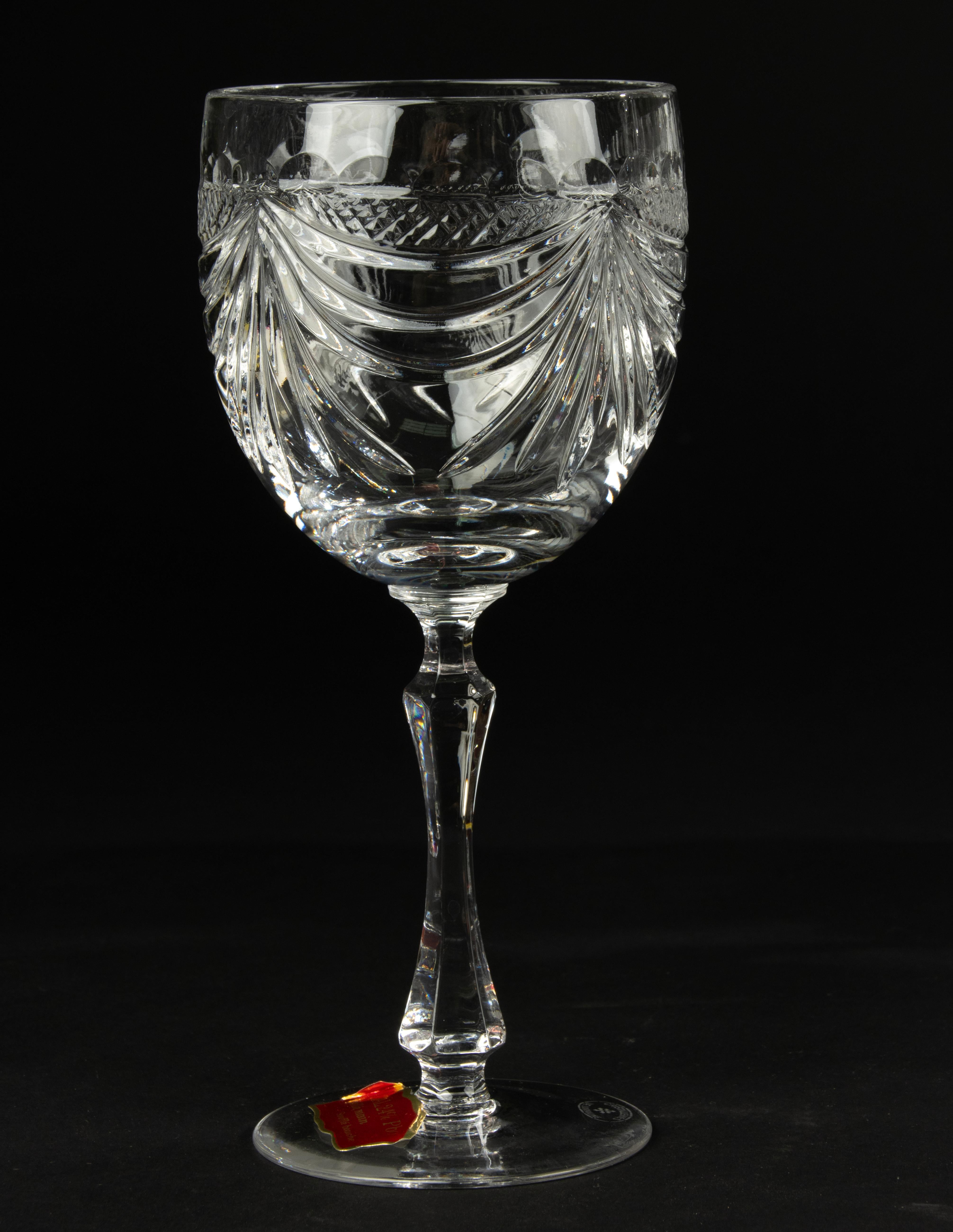 Juego de 13 copas de cristal para vino - Cristallerie De Lorraine Hecho a mano en venta