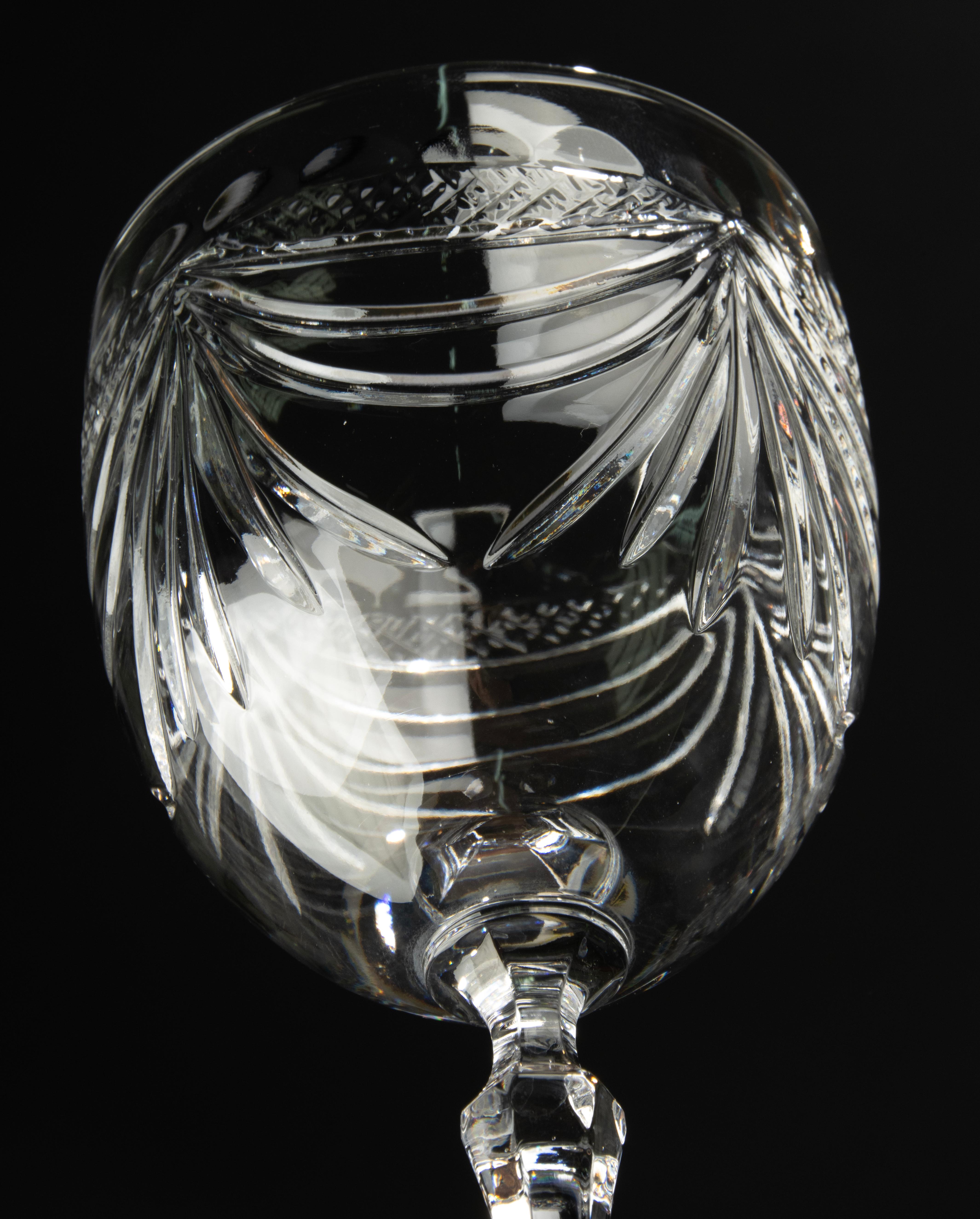 Juego de 13 copas de cristal para vino - Cristallerie De Lorraine en venta 2