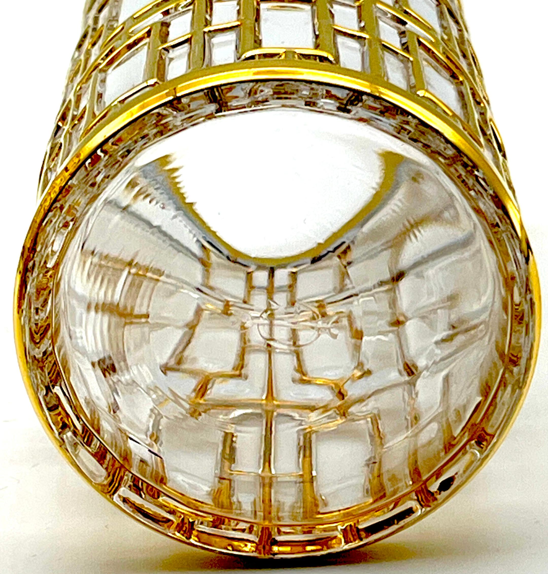 13 verres Shoji Gold Highball de Imperial Glass en vente 7
