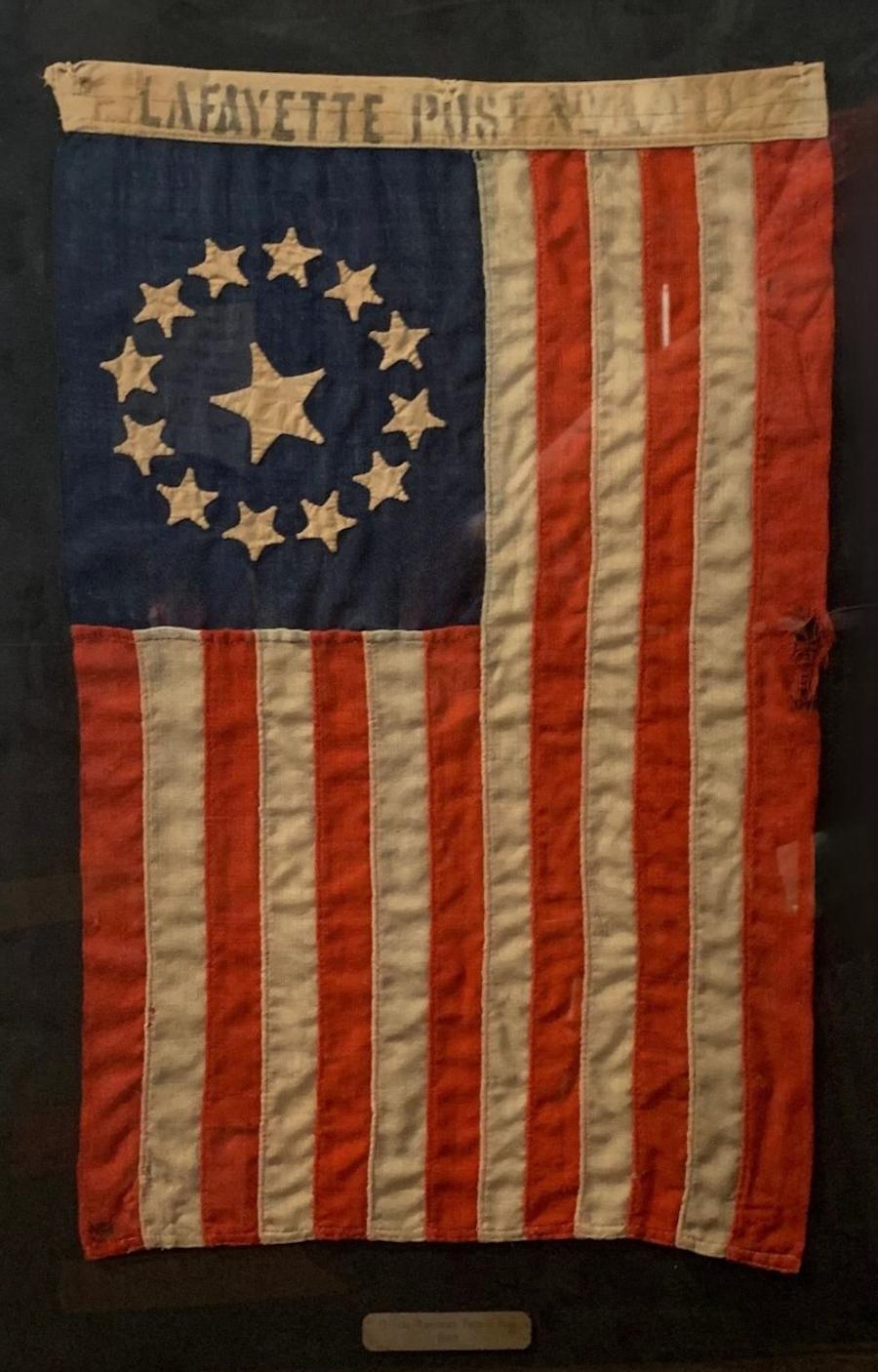 Federal 13-Star American Parade Flag, 1860