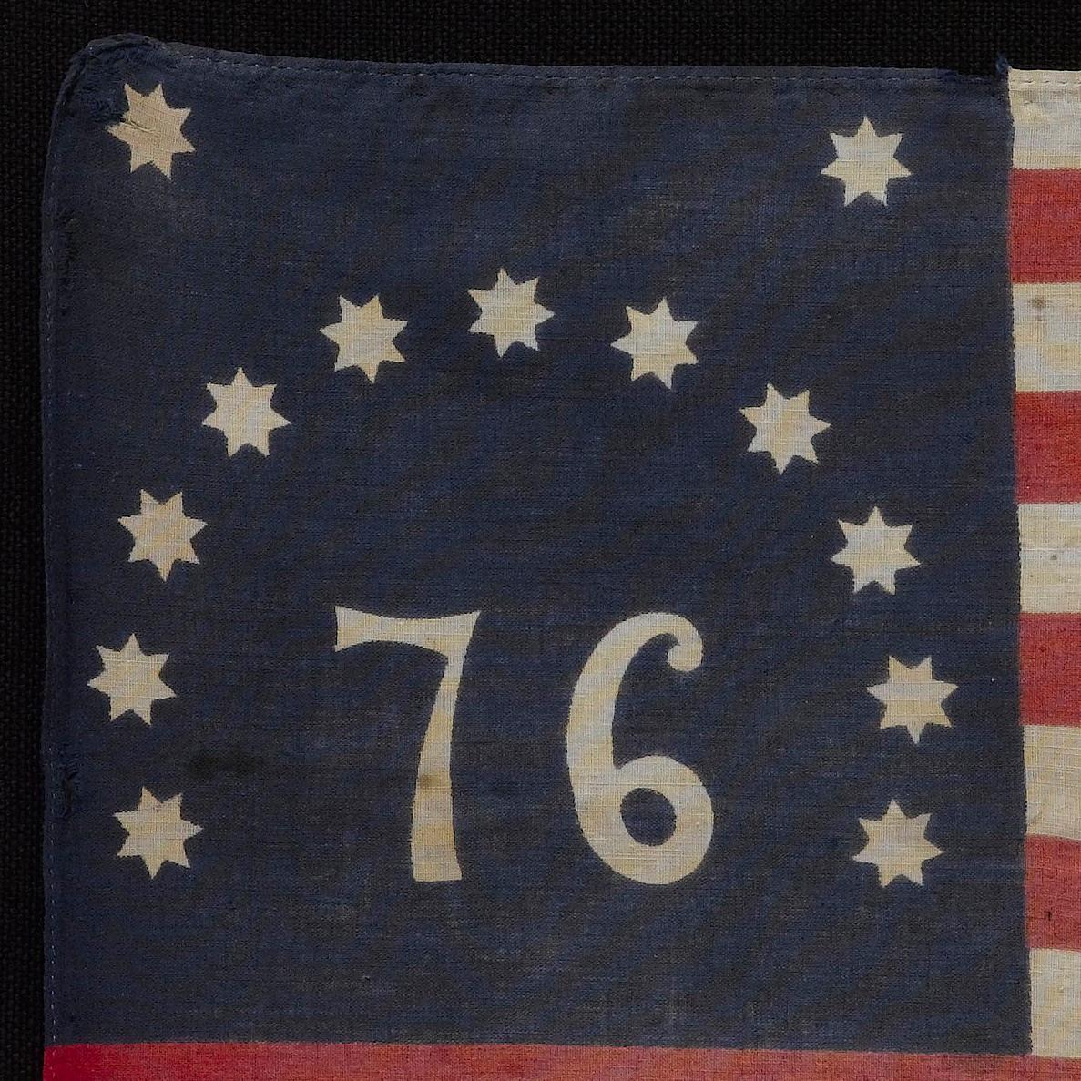 Américain Drapeau de parade 13 étoiles Bennington 