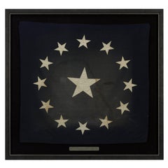 13-Star Canton, from a Cowpen's-Stye American Flag, 19th Century