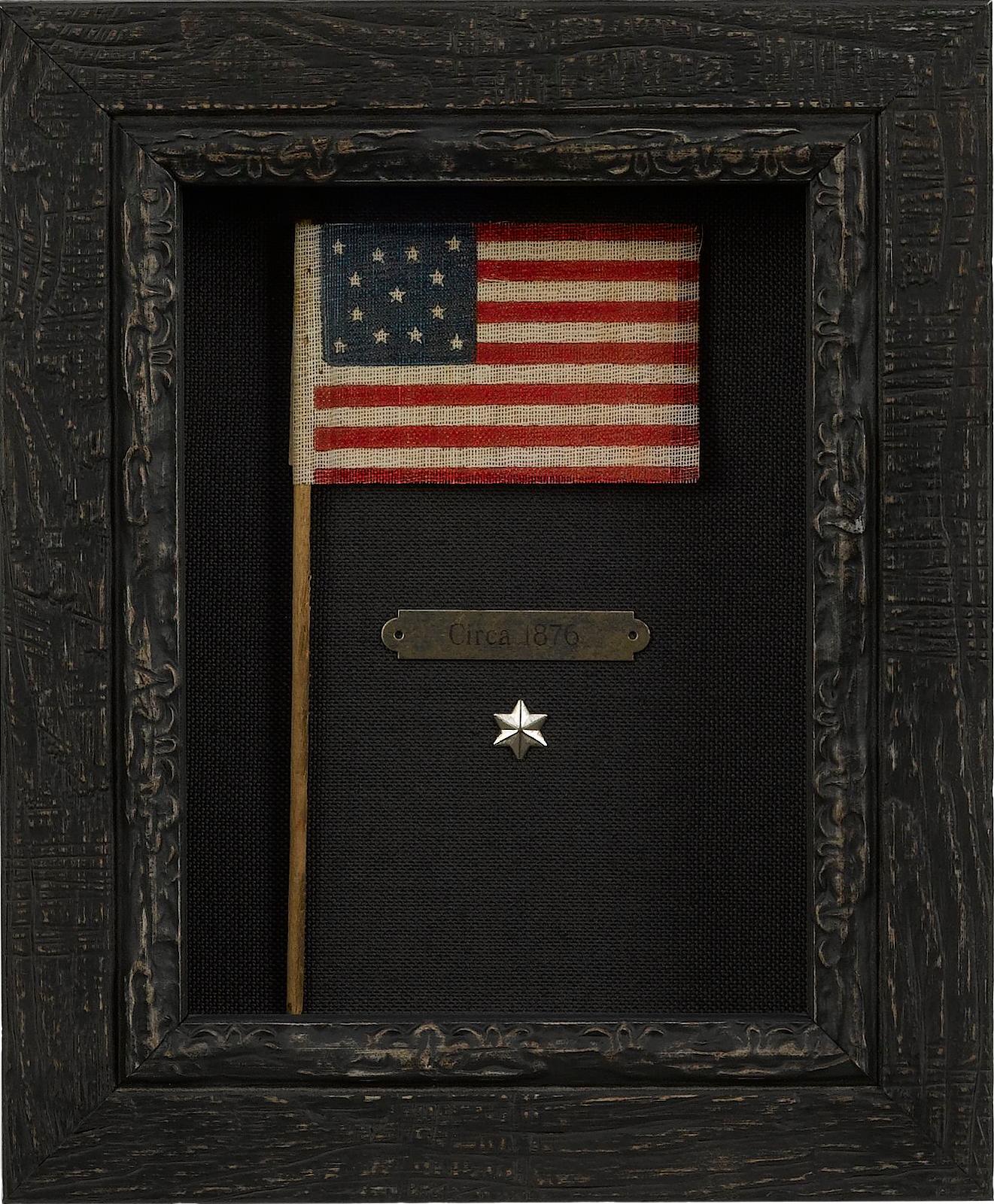 American 13-Star Flag Waver for the Centennial Celebration For Sale