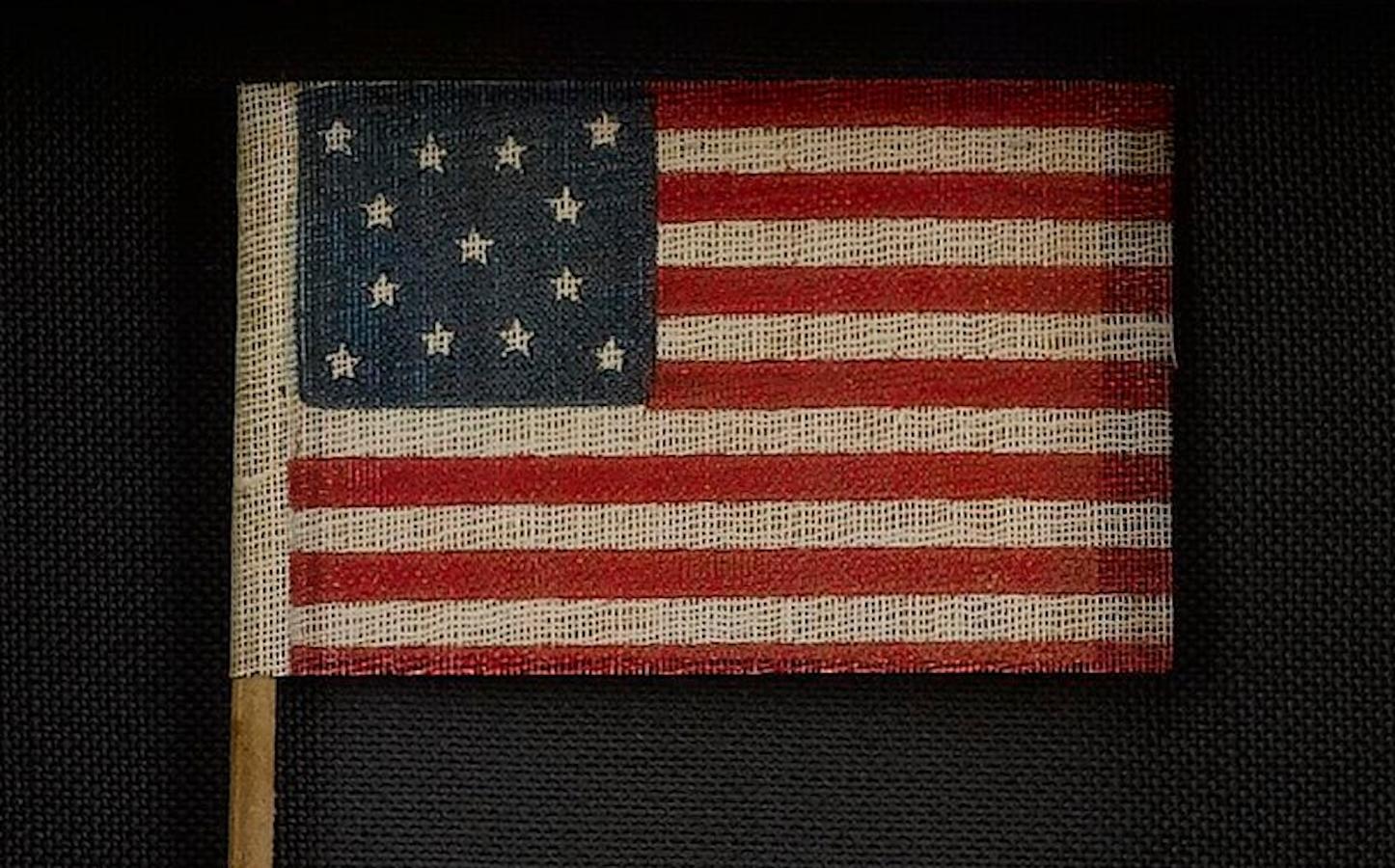 Federal 13-Star Flag Waver for the Centennial Celebration For Sale