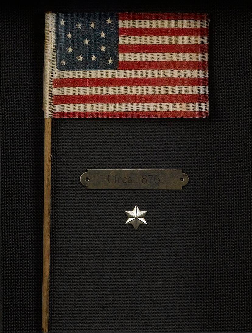 13-Star Flag Waver for the Centennial Celebration In Good Condition For Sale In Colorado Springs, CO