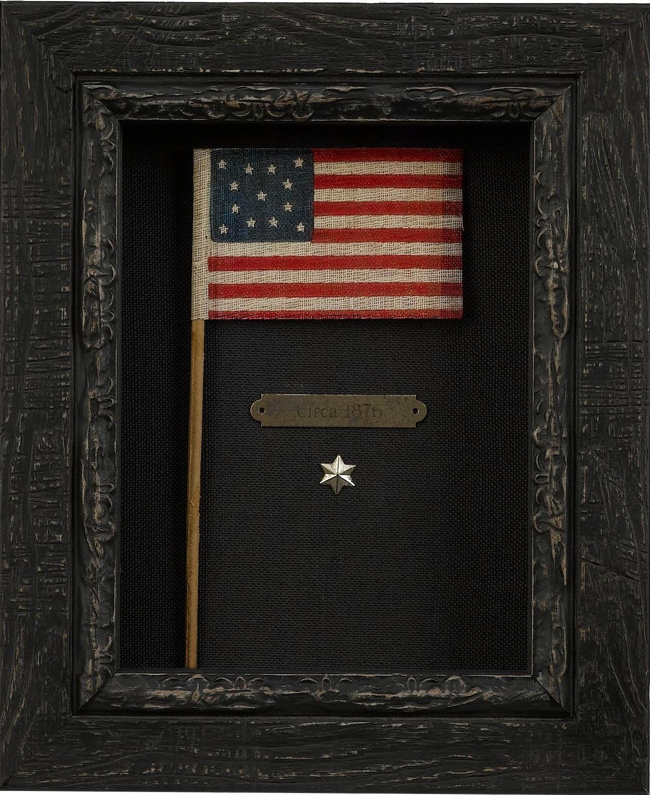 13-Star Flag Waver for the Centennial Celebration In Good Condition For Sale In Colorado Springs, CO