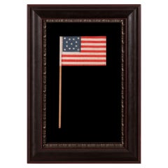 13 Star Medallion Patter Antique American Flag, ca 1910-1926