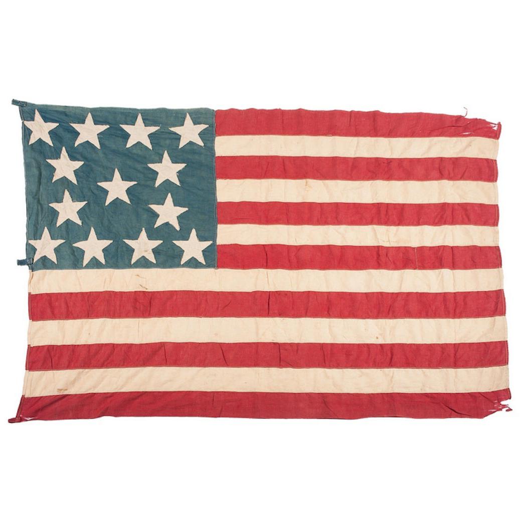 13-Star Medallion Pattern American Flag