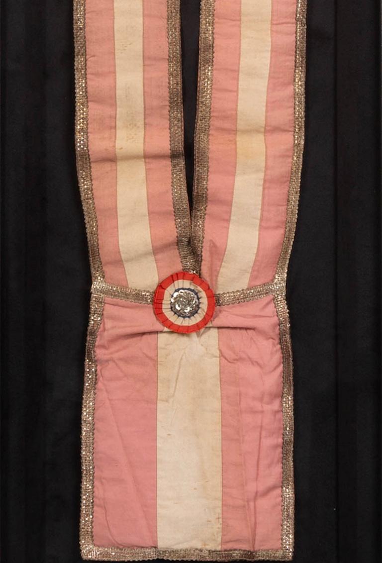 Américain Écharpe patriotique antique à 13 étoiles de Louis E. Stilz & Bros., fin du 19e siècle en vente