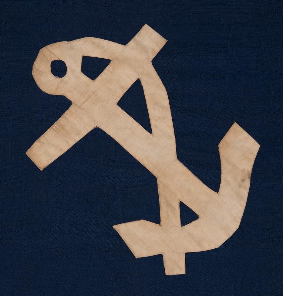 american flag anchor