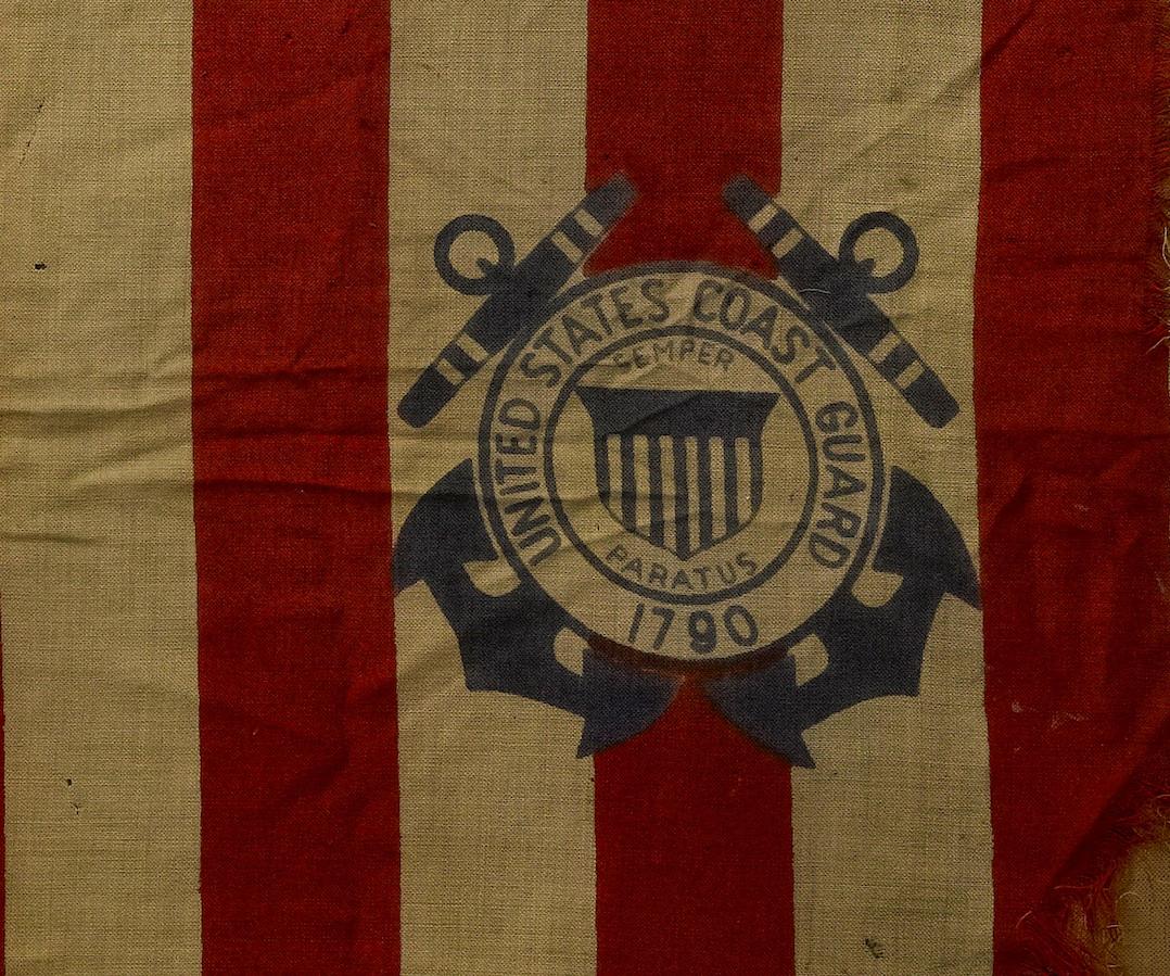American 13-Star United States Coast Guard Flag, circa 1895-1930