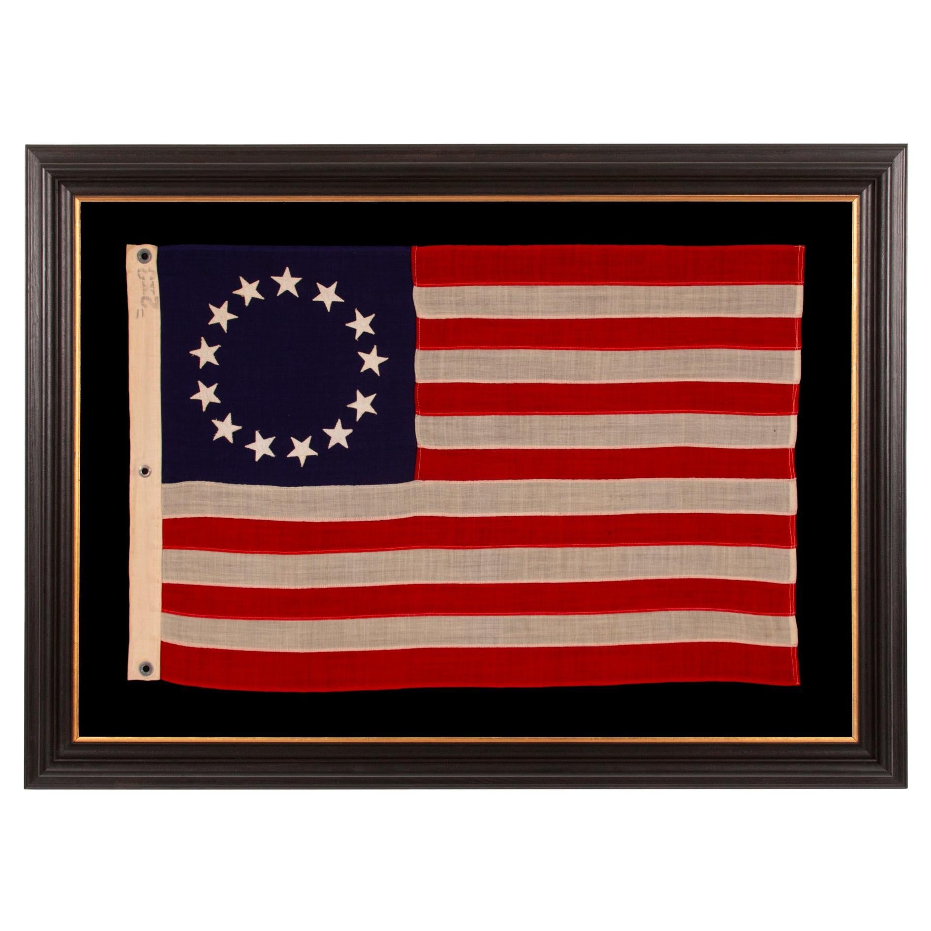 13 Stars in a Betsy Ross Pattern, ca 1910-1926