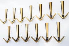 13 Wall Hooks by Herta Baller, around 1950s