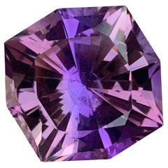 13.0 Carat Gorgeous Faceted Ametrine from Bolivia Fancy Octagon Cut