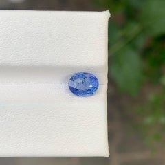 1.30 carati di zaffiro blu naturale sfuso di forma ovale