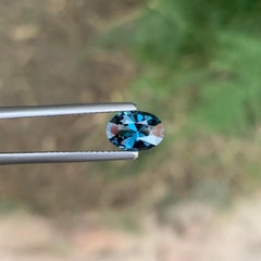 1.30 Carat Natural Loose Blue Spinel Oval Shape Gemstone