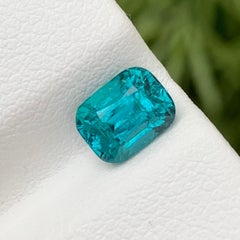 1,30 carati di tormalina indicolite naturale sfusa a forma di cuscino per anello