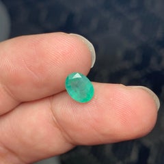 1.30 Carat Natural Loose Emerald Gemstone From Zambia
