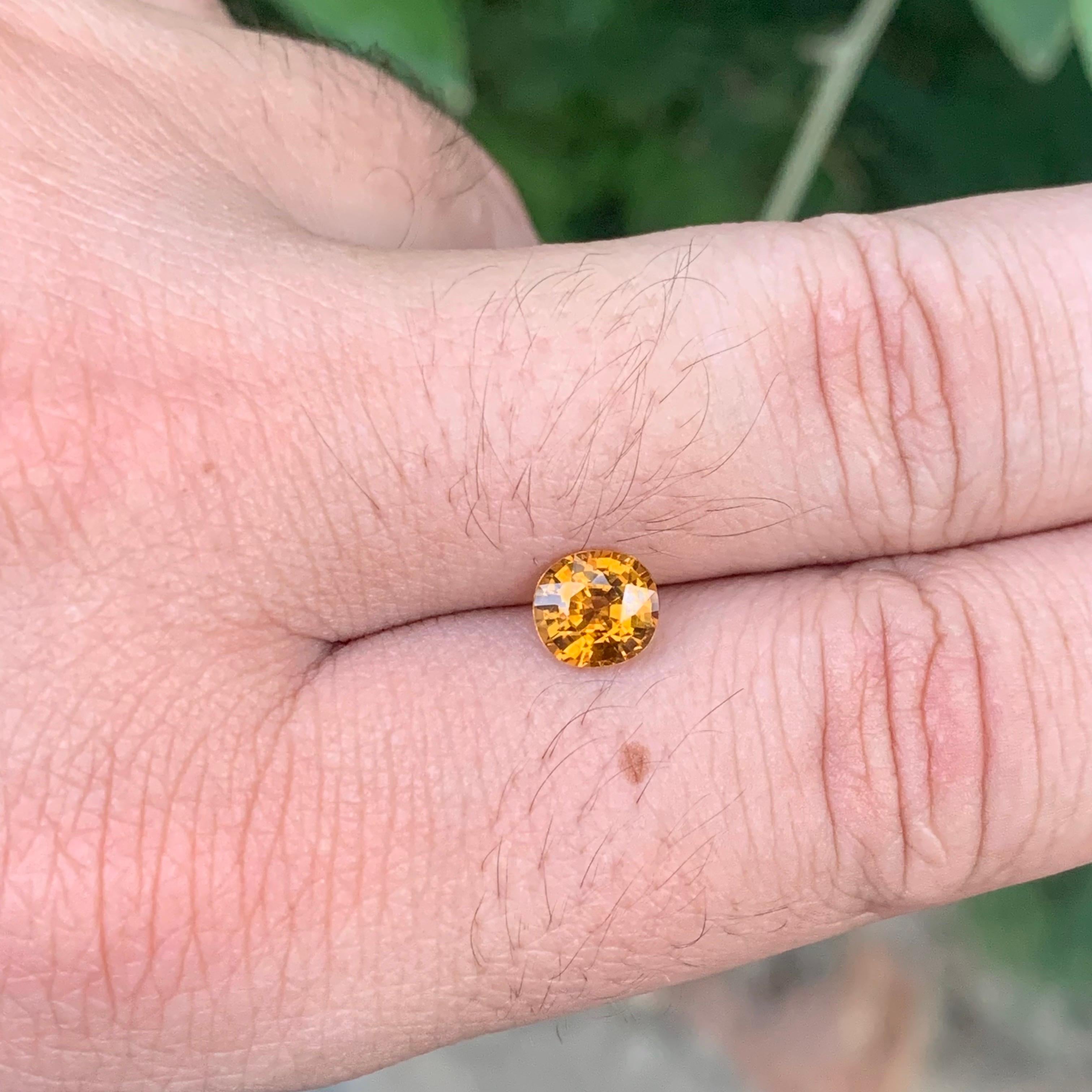 1.30 quilates de granate de Malí natural suelto en forma de cojín en Nuevo estado para la venta en Peshawar, PK