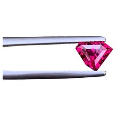 1.30 Carat Natural Loose Pinkish Red Garnet Stone Fancy Cut African Gemstone
