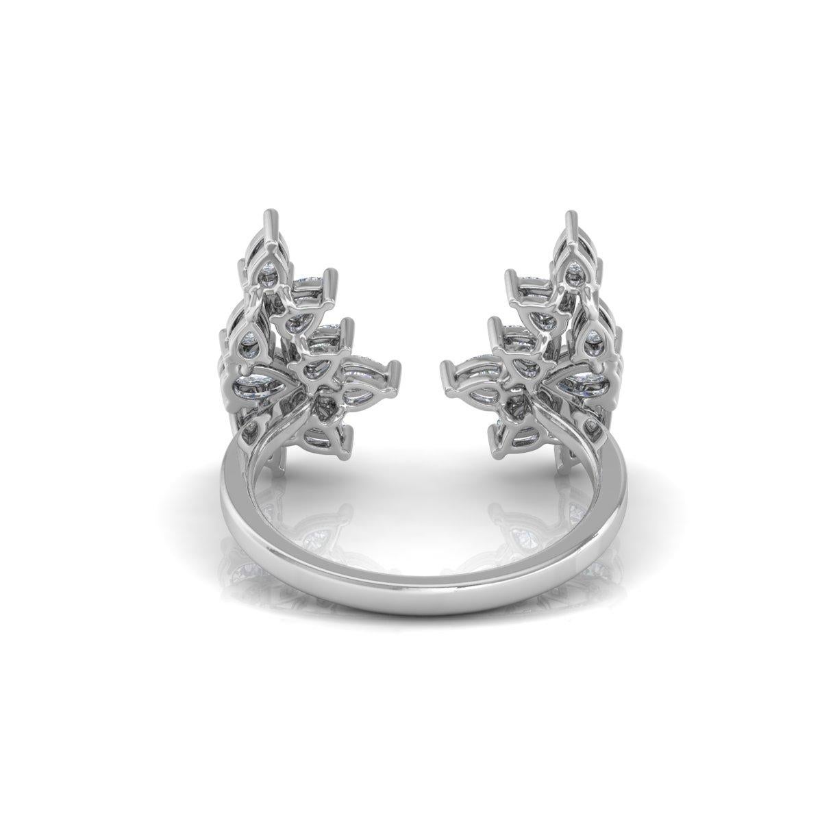 Codice articolo :- SER-21262
Peso lordo :- 4.06 gm
Oro bianco 18k Peso :- 3,80 gm
Peso del diamante naturale :- 1.30 carati  (DIAMANTE DI PUREZZA MEDIA SI1-SI2 E COLORE H-I)
Misura dell'anello: - 7 US e tutte le