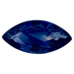 1.30 Ct Blue Sapphire Marquise Loose Gemstone
