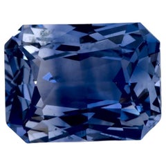 1.30 Ct Blue Sapphire Octagon Loose Gemstone
