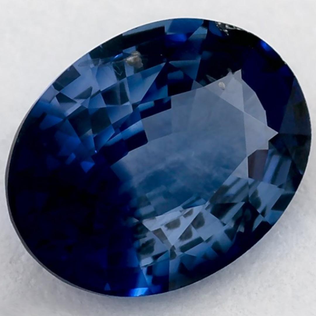 1.30 qt Zafiro Azul Oval Gema Suelta en Nuevo estado para la venta en Fort Lee, NJ