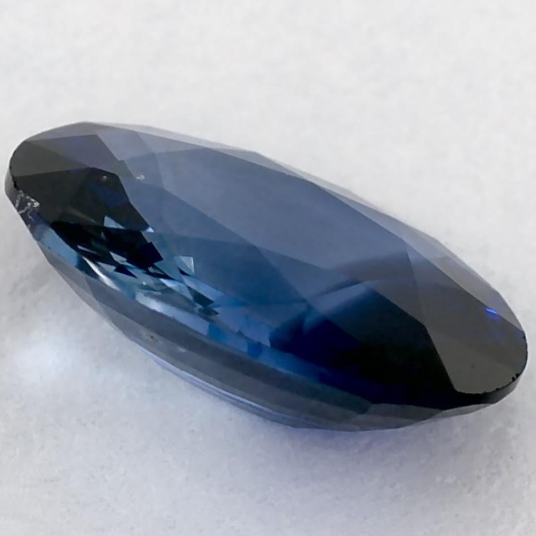 1.30 qt Zafiro Azul Oval Gema Suelta en venta 1