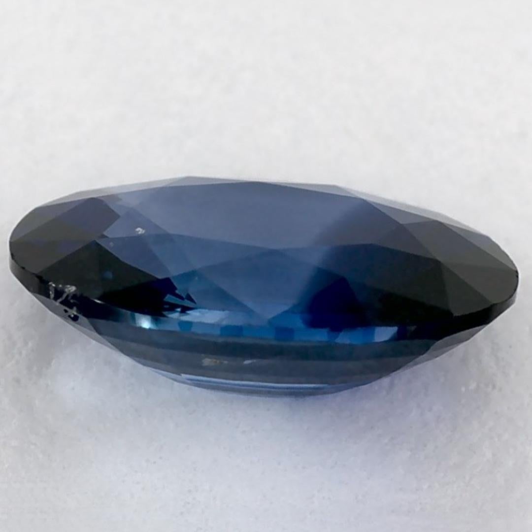 1.30 qt Zafiro Azul Oval Gema Suelta en venta 3