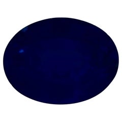 1.30 qt Zafiro Azul Oval Gema Suelta