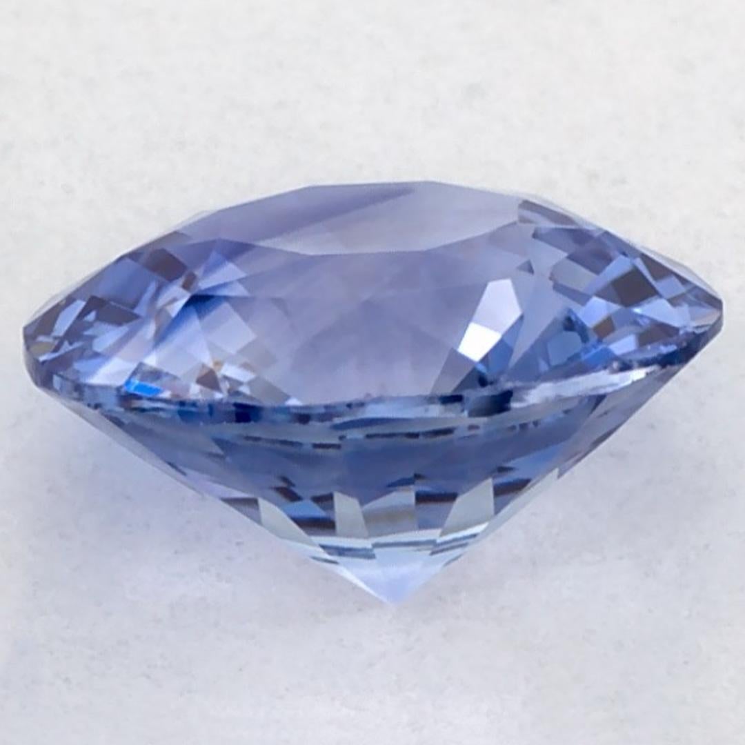 1.30 Karat Blauer runder Saphir, loser Edelstein im Zustand „Neu“ im Angebot in Fort Lee, NJ