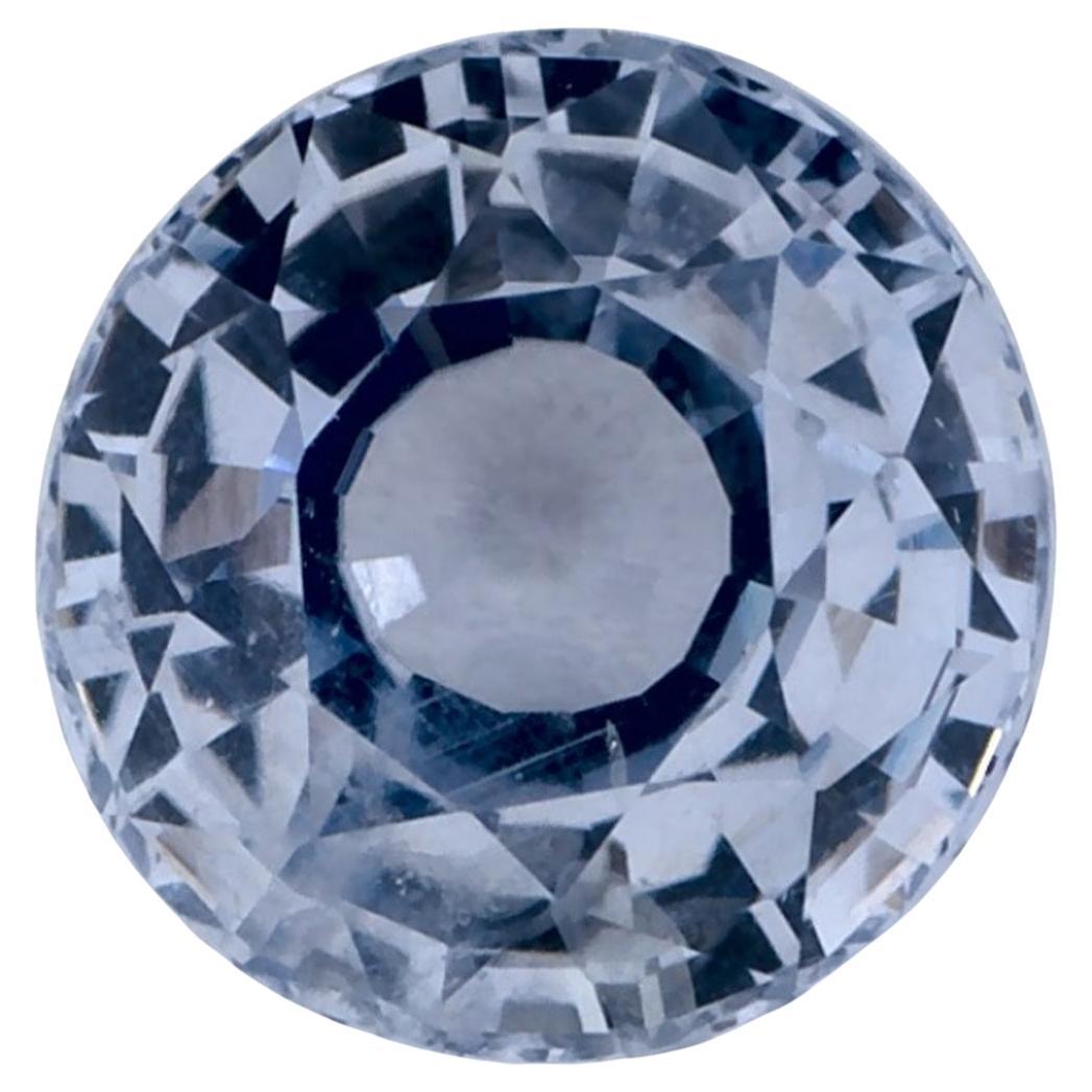 1.30 Ct Blue Sapphire Round Loose Gemstone (pierre précieuse en vrac)