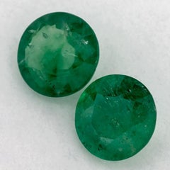 1.30 Ct Emerald Round Loose Gemstone