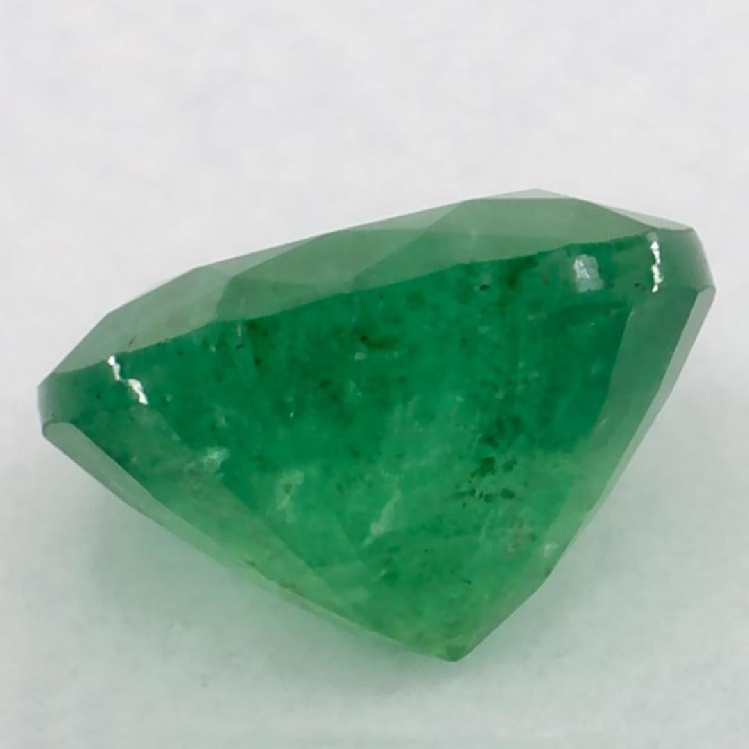Gema suelta redonda esmeralda de 1.30 ct en Nuevo estado para la venta en Fort Lee, NJ