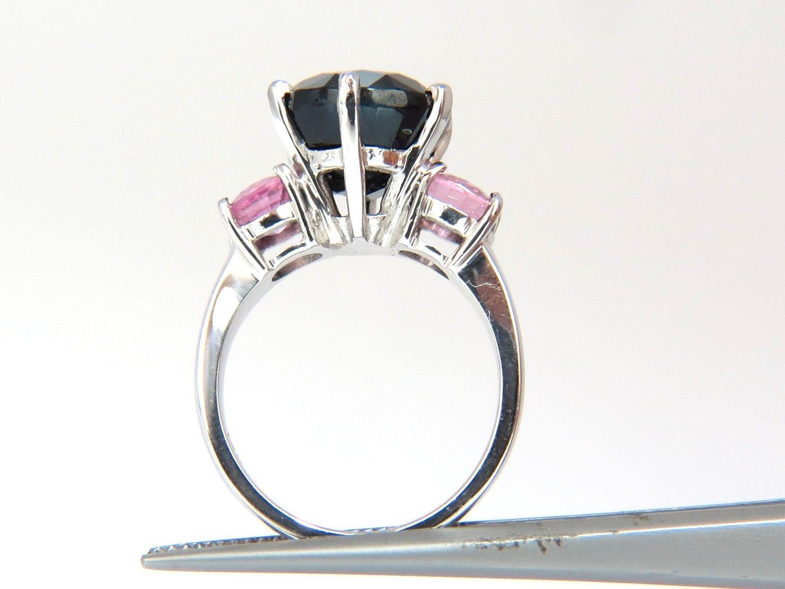 black and pink rings