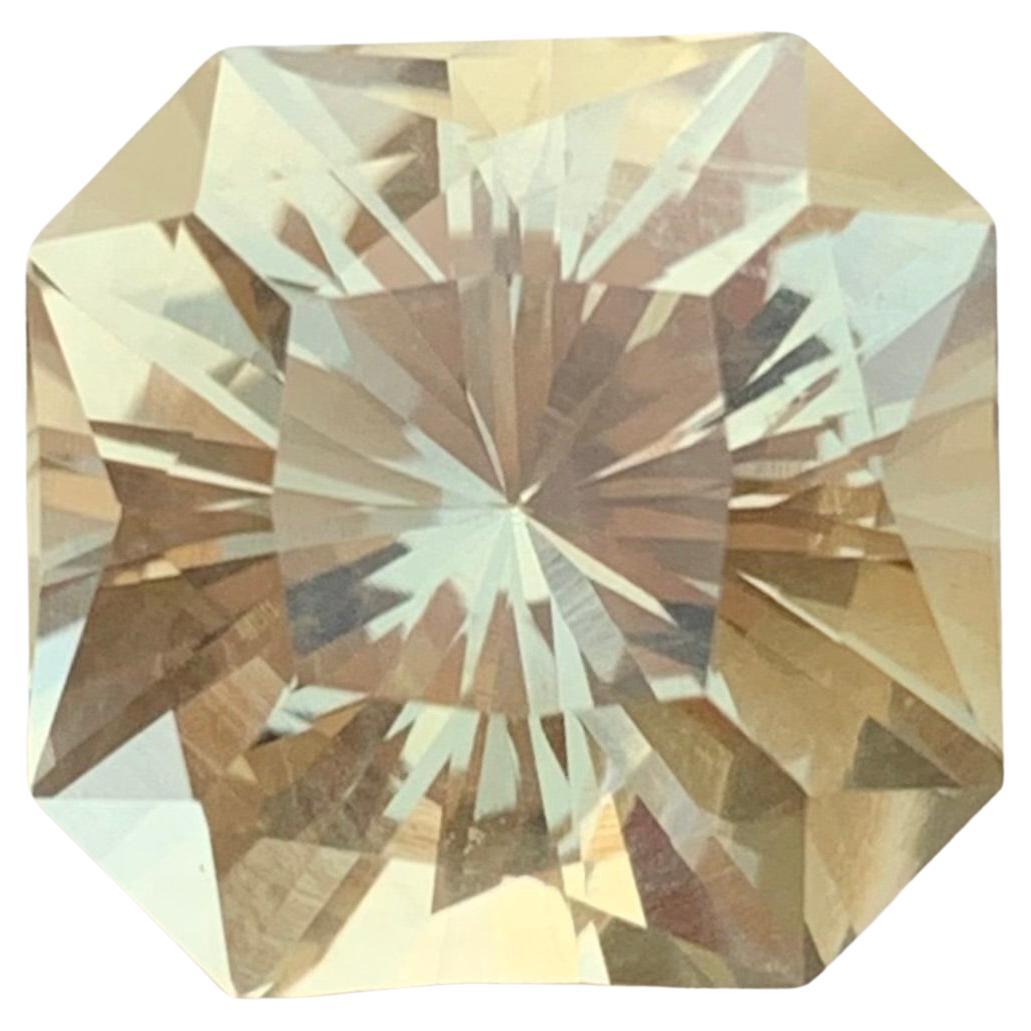 13.00 Carat Natural Loose Citrine Square Shape Gemstone
