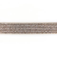 Armband aus Roségold mit 13,00 Karat weißen Diamanten