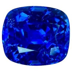 13.01 Ct Cushion No Heat Ceylon Sapphire