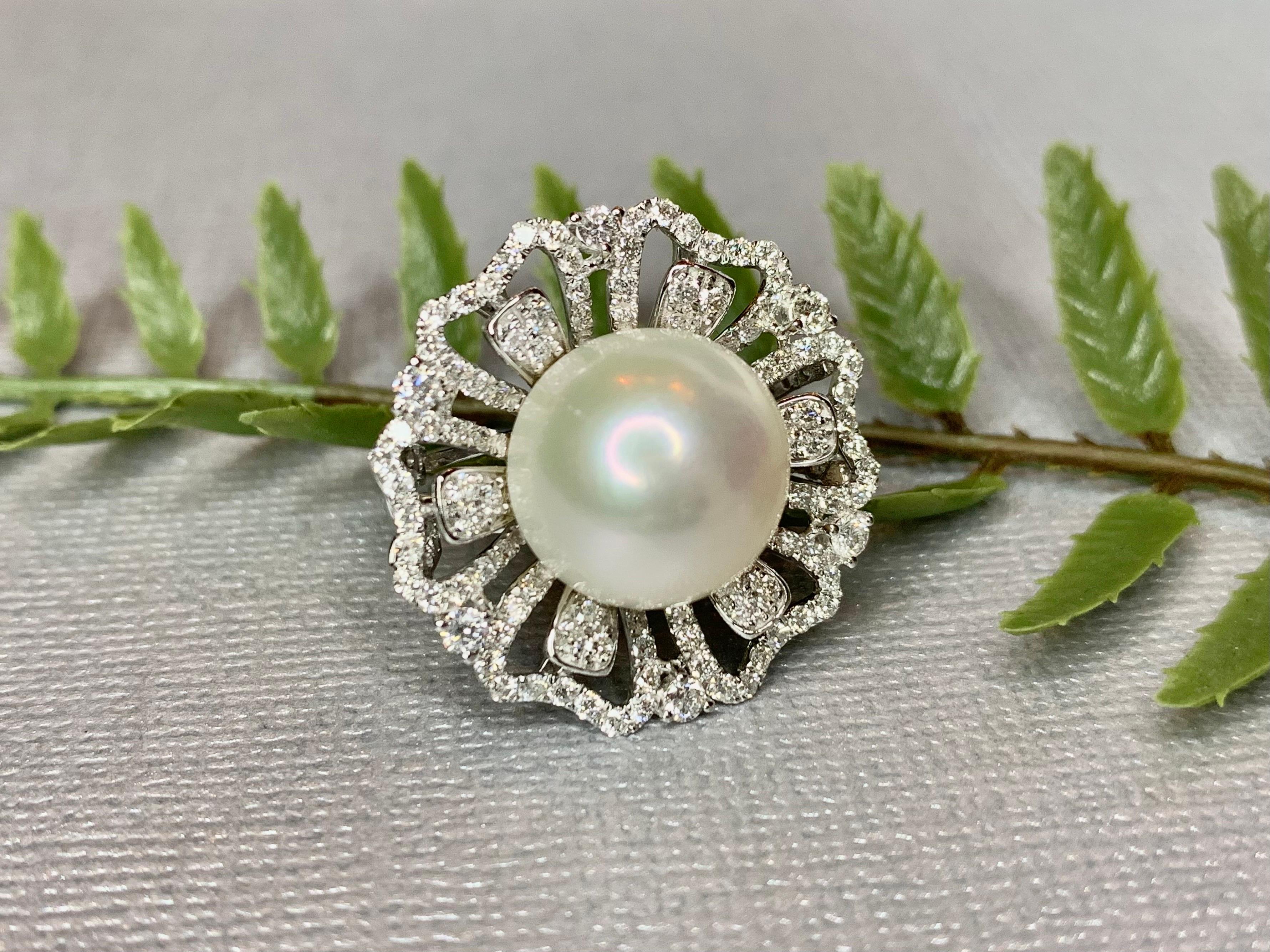 13,02MM Ring mit Südseeperlen 1