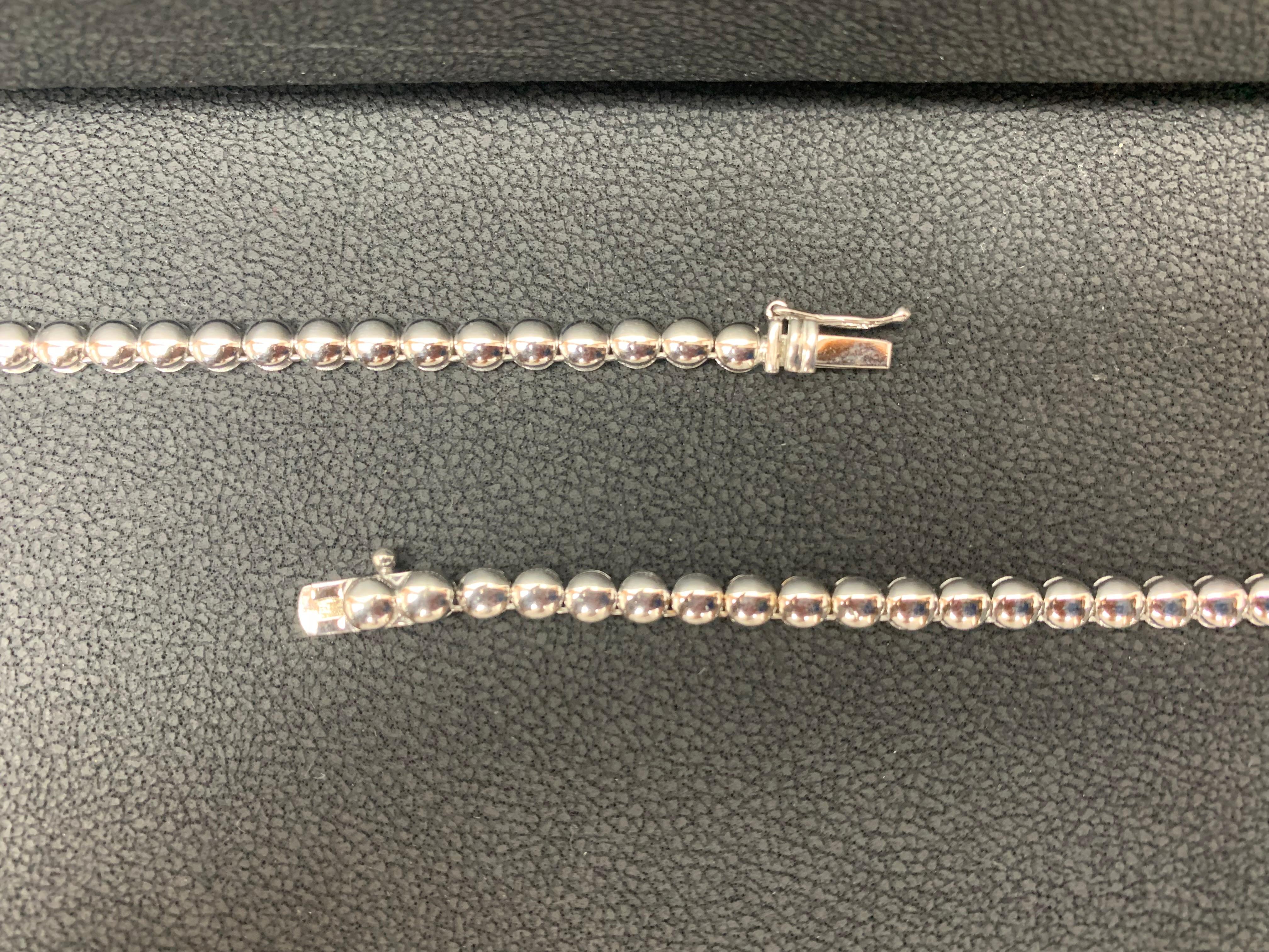 v shaped diamond tennis necklace