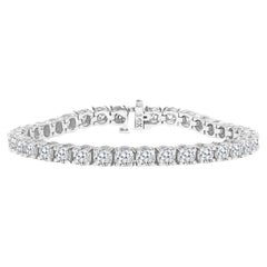 13.04 Carat "40pt each" Round Diamond Tennis Bracelet