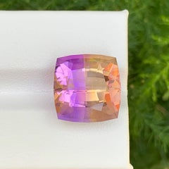 13.05 Carat Natural Loose Bi Color Ametrine Stone Fancy Cut Brazilian Gemstone