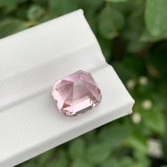 13.05 carats Pink Kunzite Stone Cushion Cut Natural Afghan Gemstone
