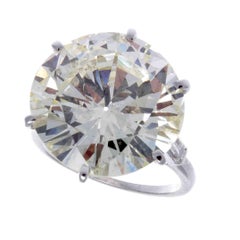 Vintage 13.06 Carat Diamond Mounted by Van Cleef & Arpels