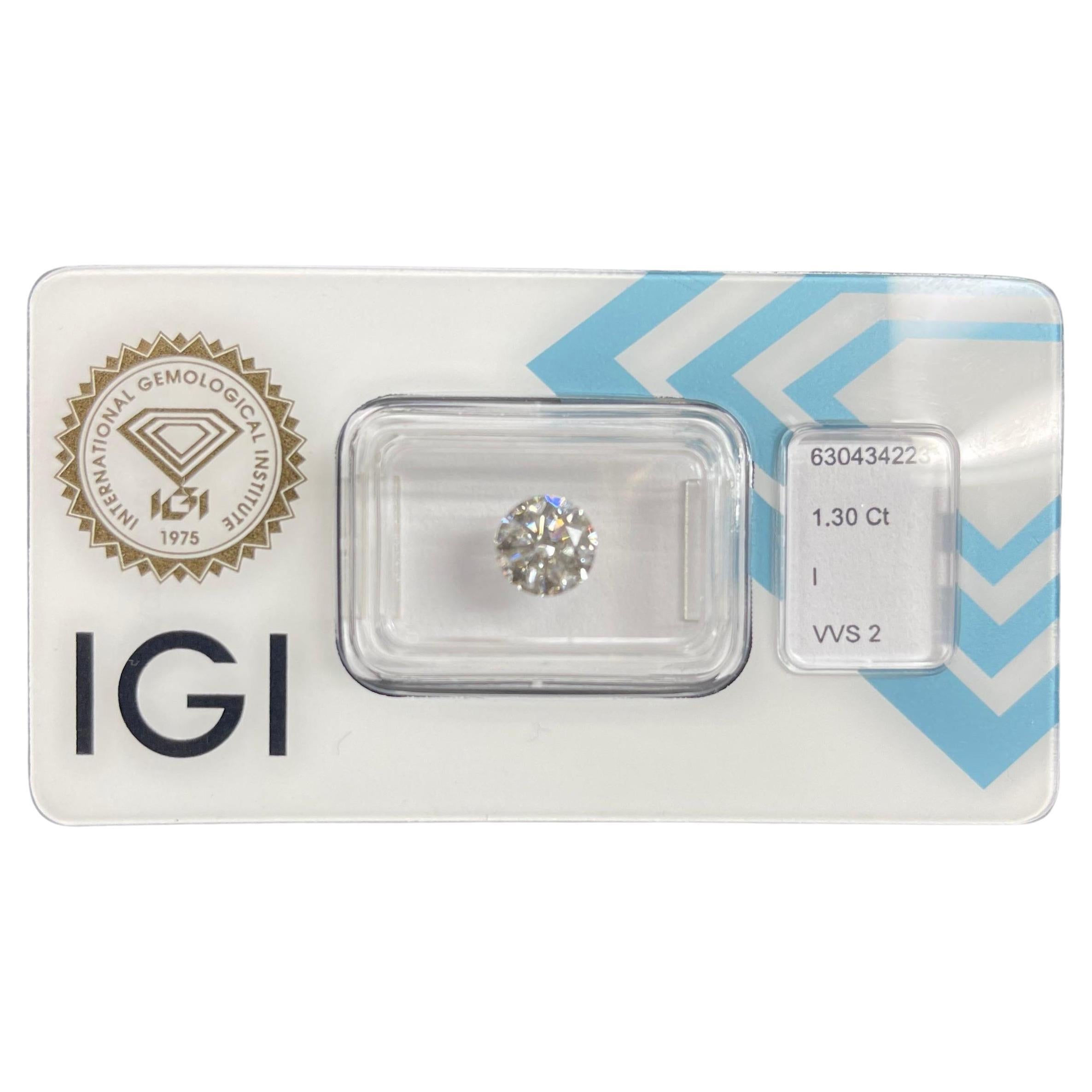 1,30CT IGI-zertifizierter runder Brillant im Angebot